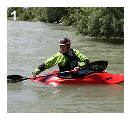 Kỹ thuật chèo thuyền kayak - Phanh chèo chuyển hướng