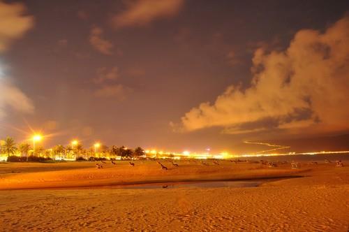 My Khe beach at night