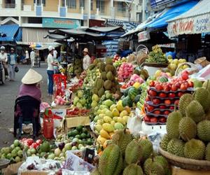 Chợ Đầm Nha Trang - trái cây tươi ngon