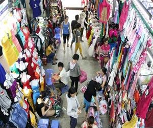 Chợ Đầm Nha Trang - khu bán quần áo