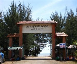 Bãi biển Ba Động - cổng khu du lịch