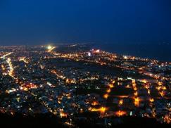 Hải Đăng Vũng Tàu nhìn xuống thành phố về đêm